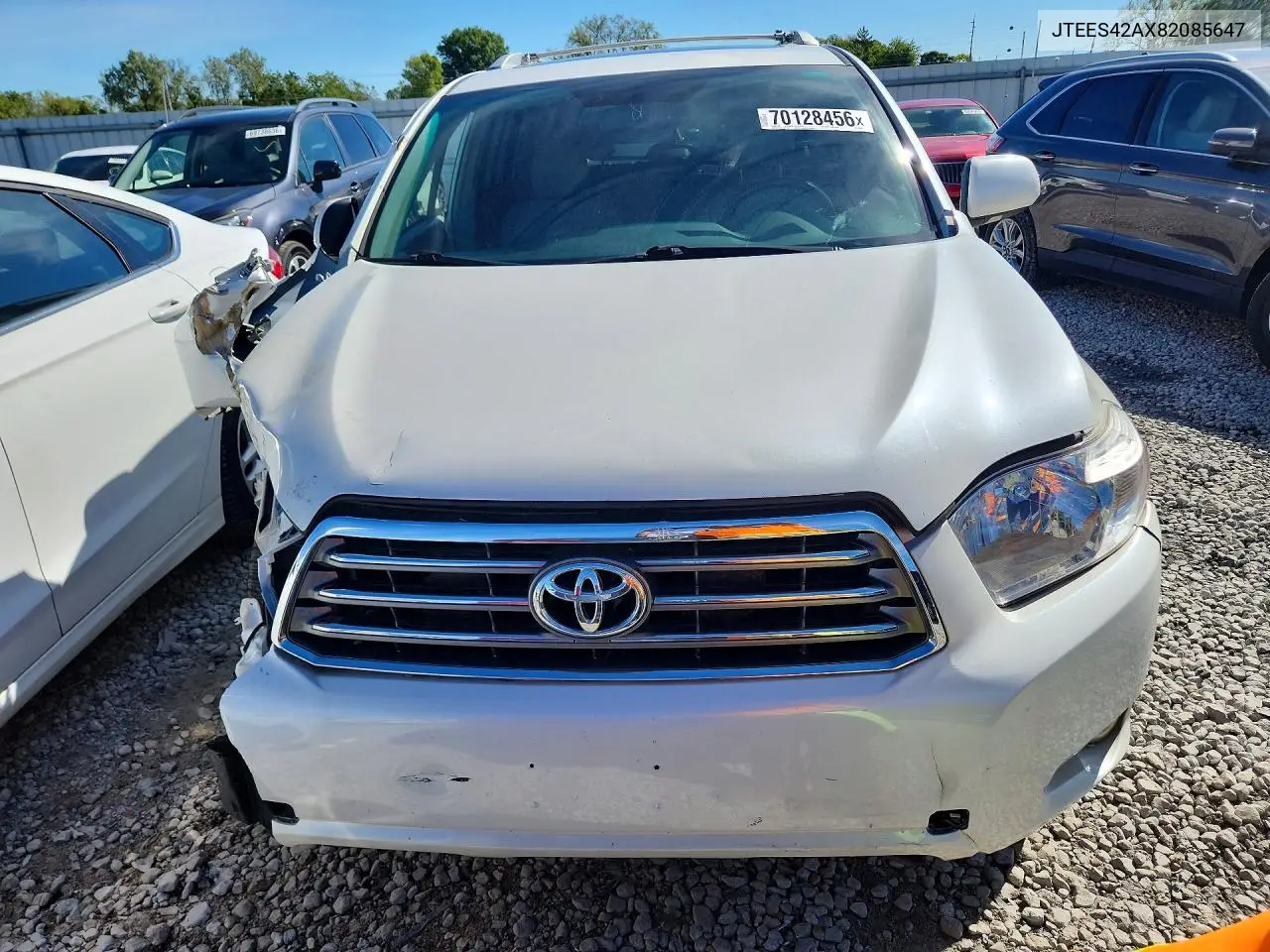 2008 TOYOTA HIGHLANDER VIN JTEES42AX82085647 — фото 5