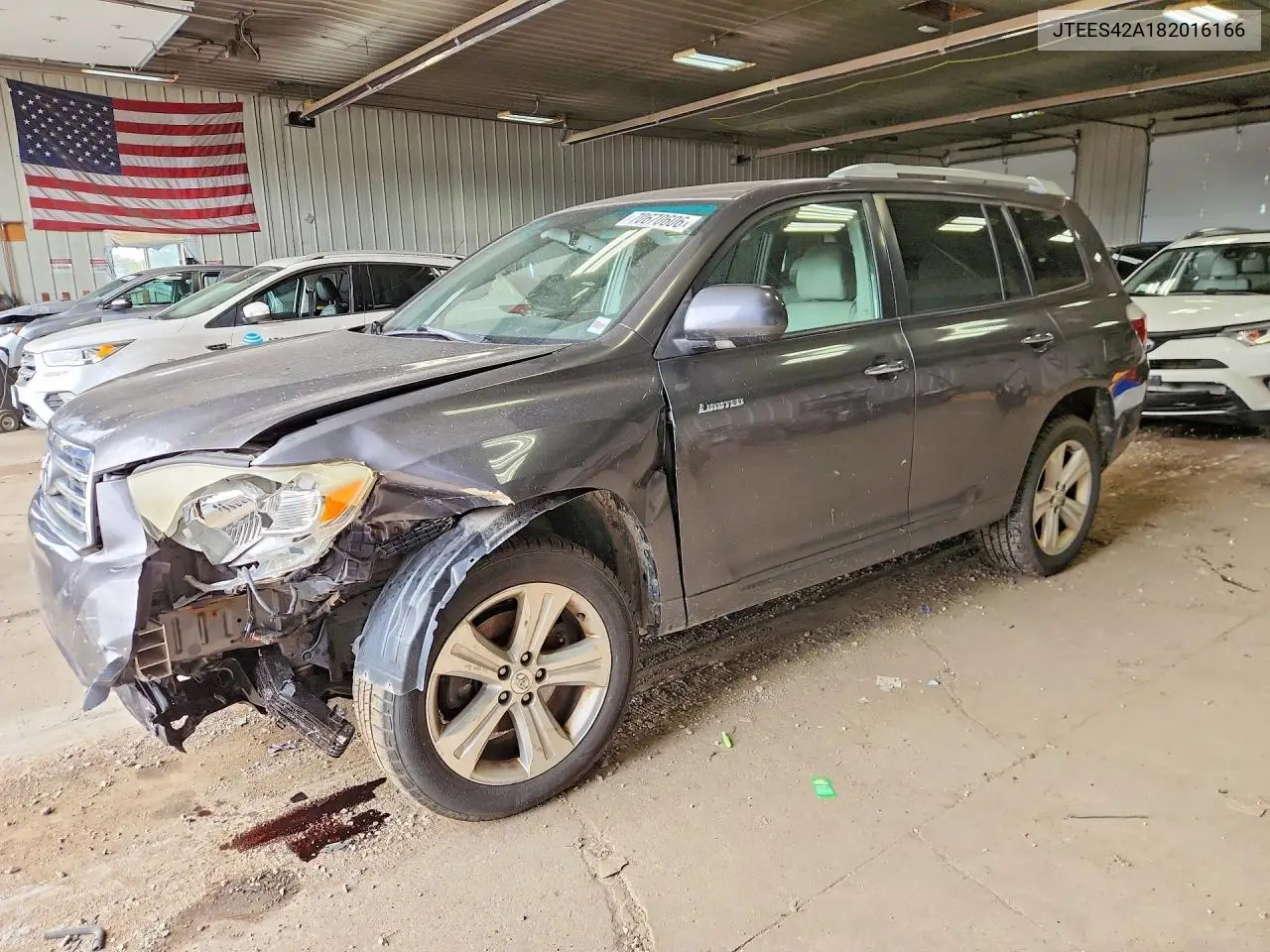 TOYOTA HIGHLANDER 2008, VIN JTEES42A182016166