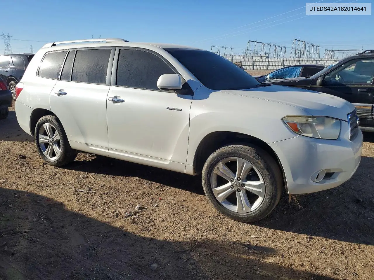 2008 TOYOTA HIGHLANDER VIN JTEDS42A182014641 — фото 4