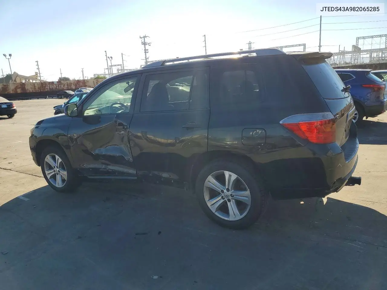 2008 TOYOTA HIGHLANDER VIN JTEDS43A982065285 — фото 2