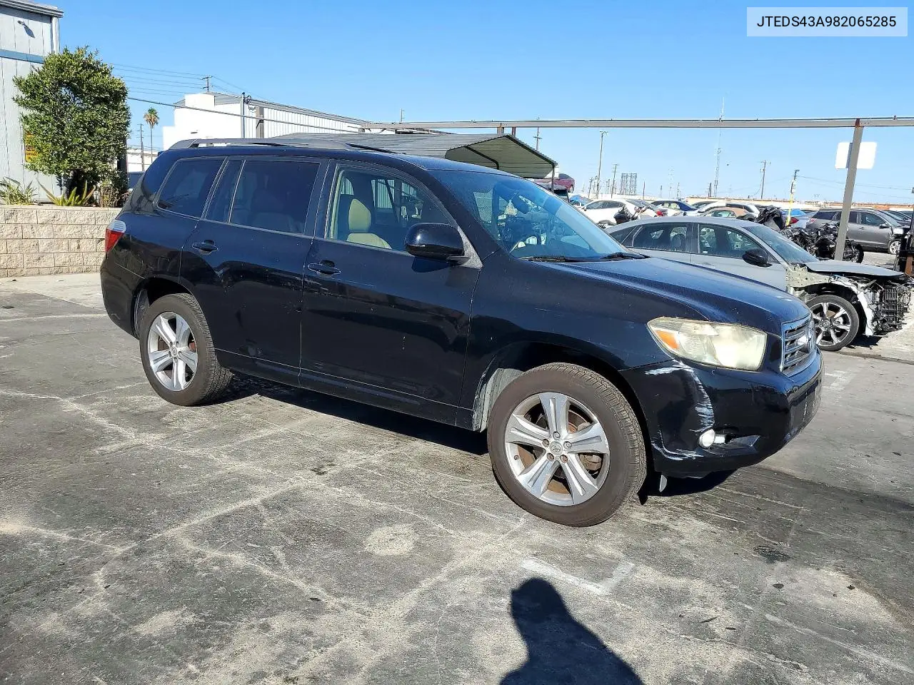 2008 TOYOTA HIGHLANDER VIN JTEDS43A982065285 — фото 4
