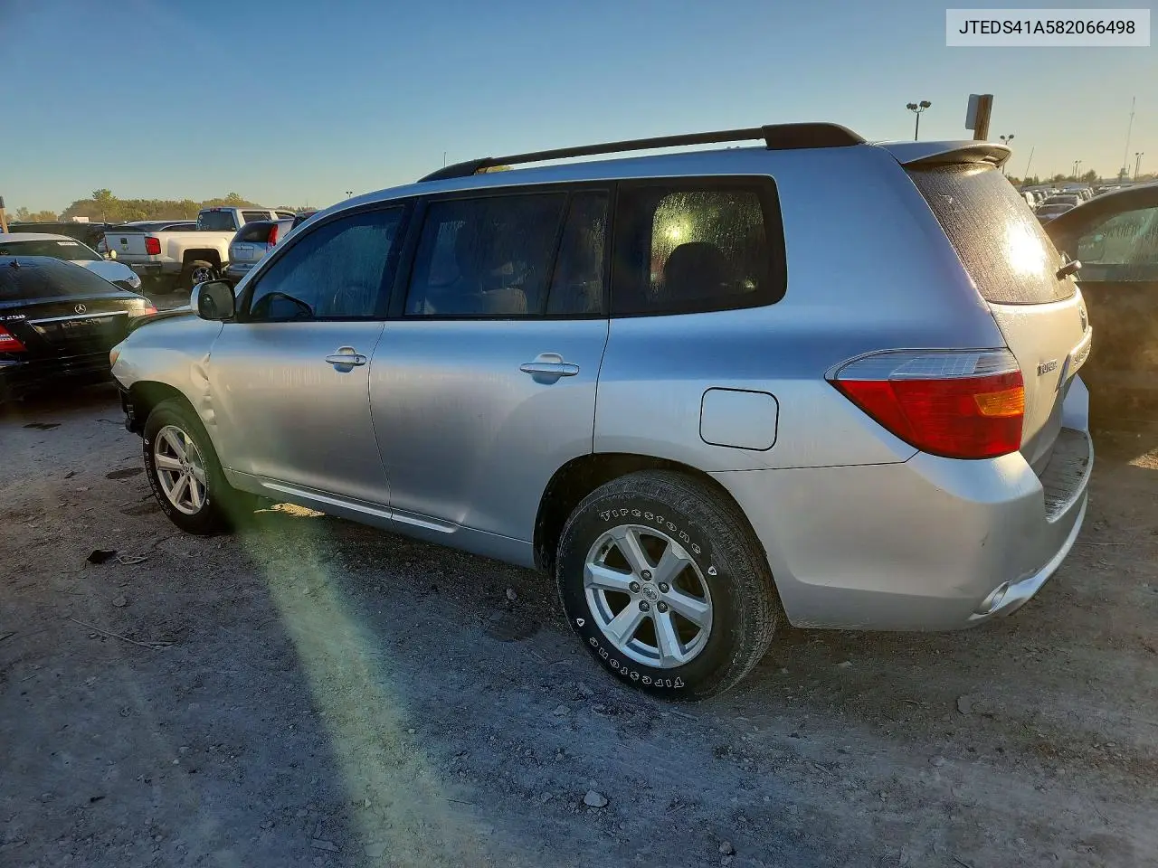 2008 TOYOTA HIGHLANDER VIN JTEDS41A582066498 — фото 2