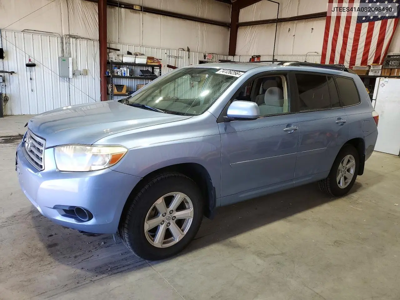 TOYOTA HIGHLANDER 2008, VIN JTEES41A082098490