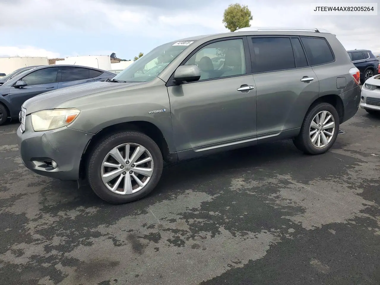 TOYOTA HIGHLANDER 2008, VIN JTEEW44AX82005264