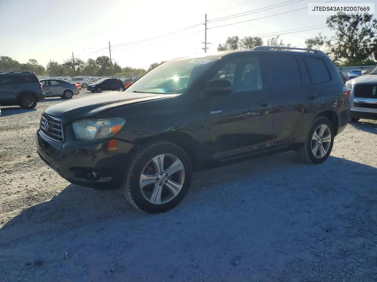 TOYOTA HIGHLANDER 2008, VIN JTEDS43A182007669