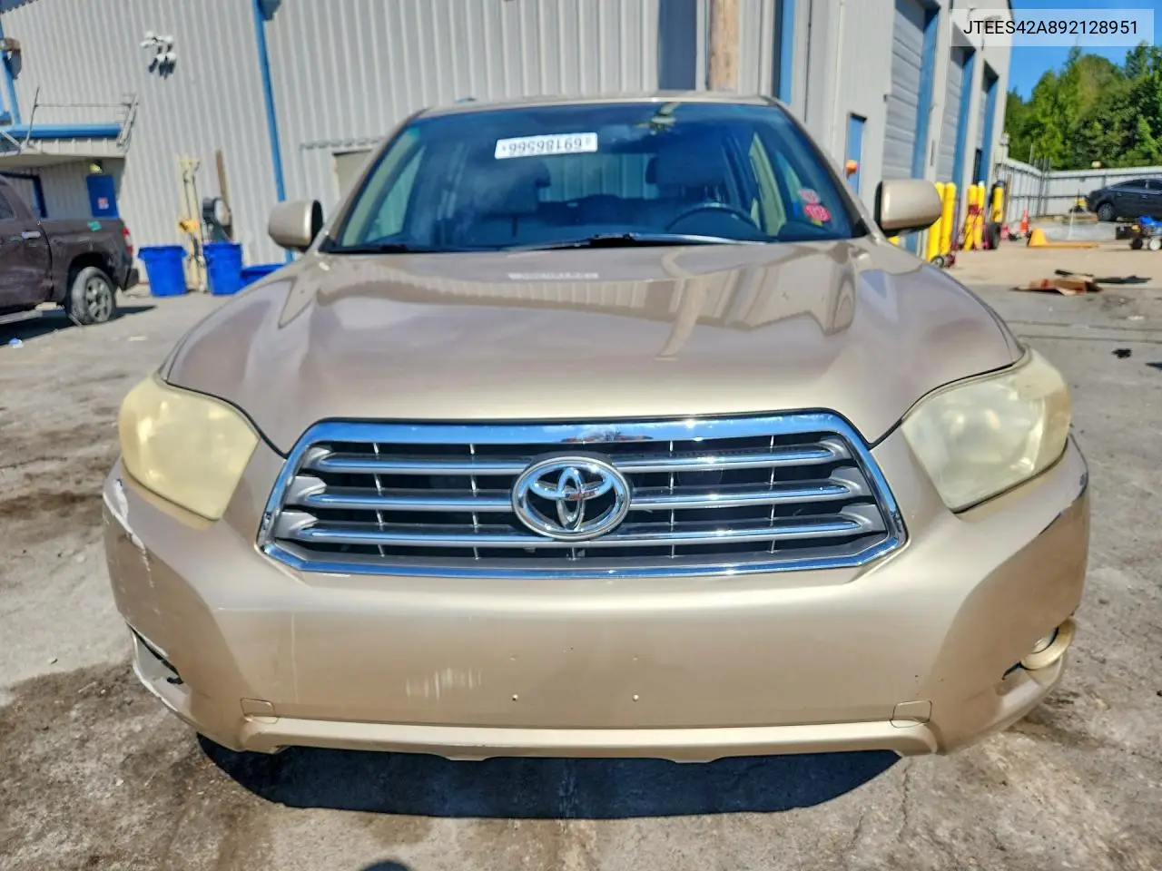 2009 TOYOTA HIGHLANDER VIN JTEES42A892128951 — фото 5