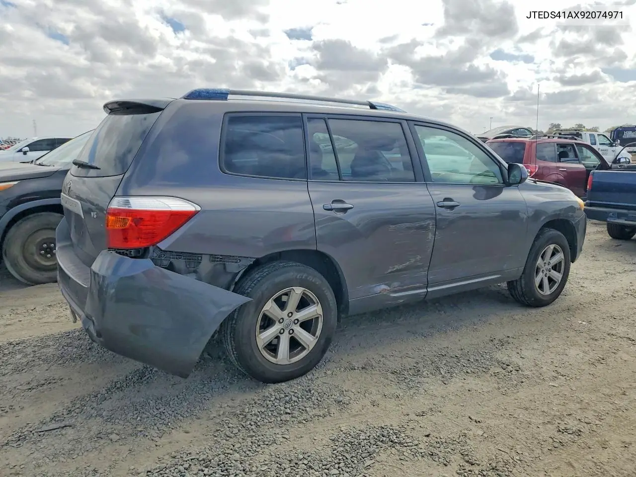 2009 TOYOTA HIGHLANDER VIN JTEDS41AX92074971 — фото 3