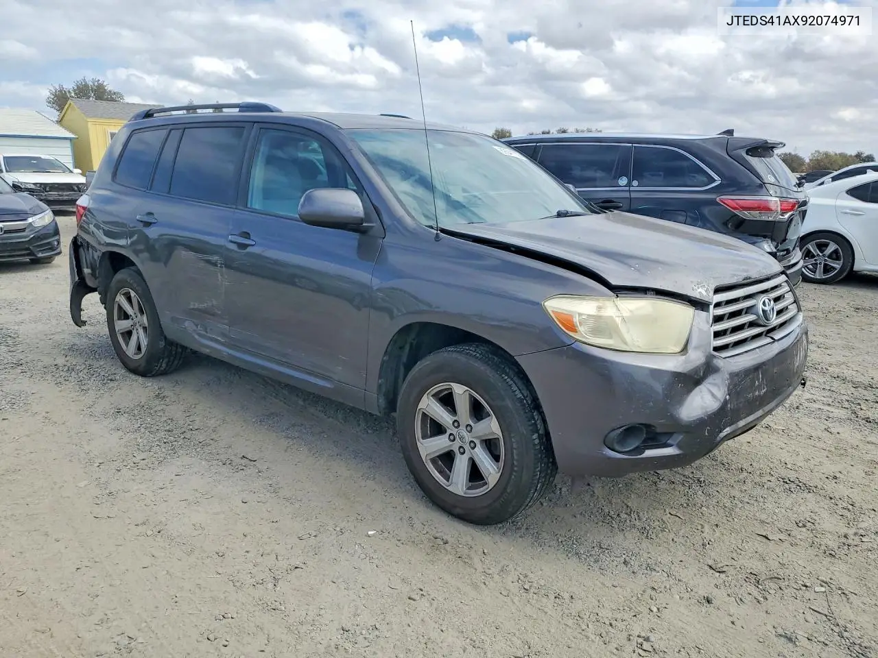 2009 TOYOTA HIGHLANDER VIN JTEDS41AX92074971 — фото 4