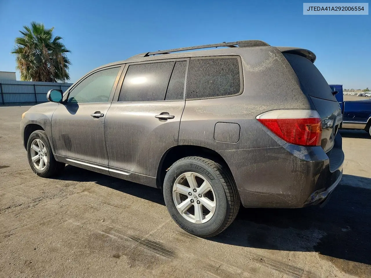 2009 TOYOTA HIGHLANDER VIN JTEDA41A292006554 — фото 2