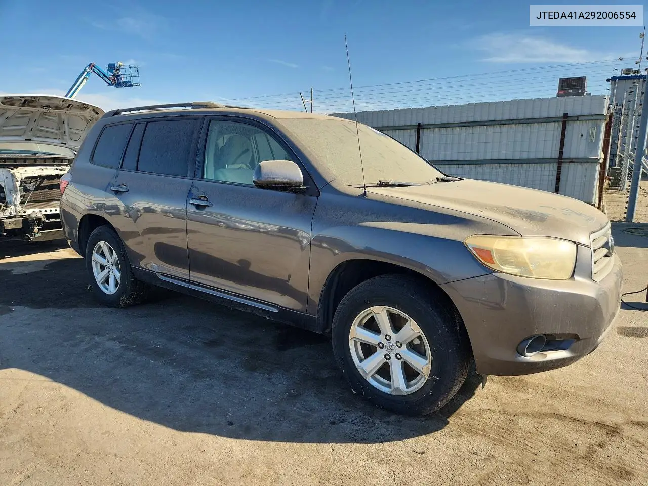 2009 TOYOTA HIGHLANDER VIN JTEDA41A292006554 — фото 4