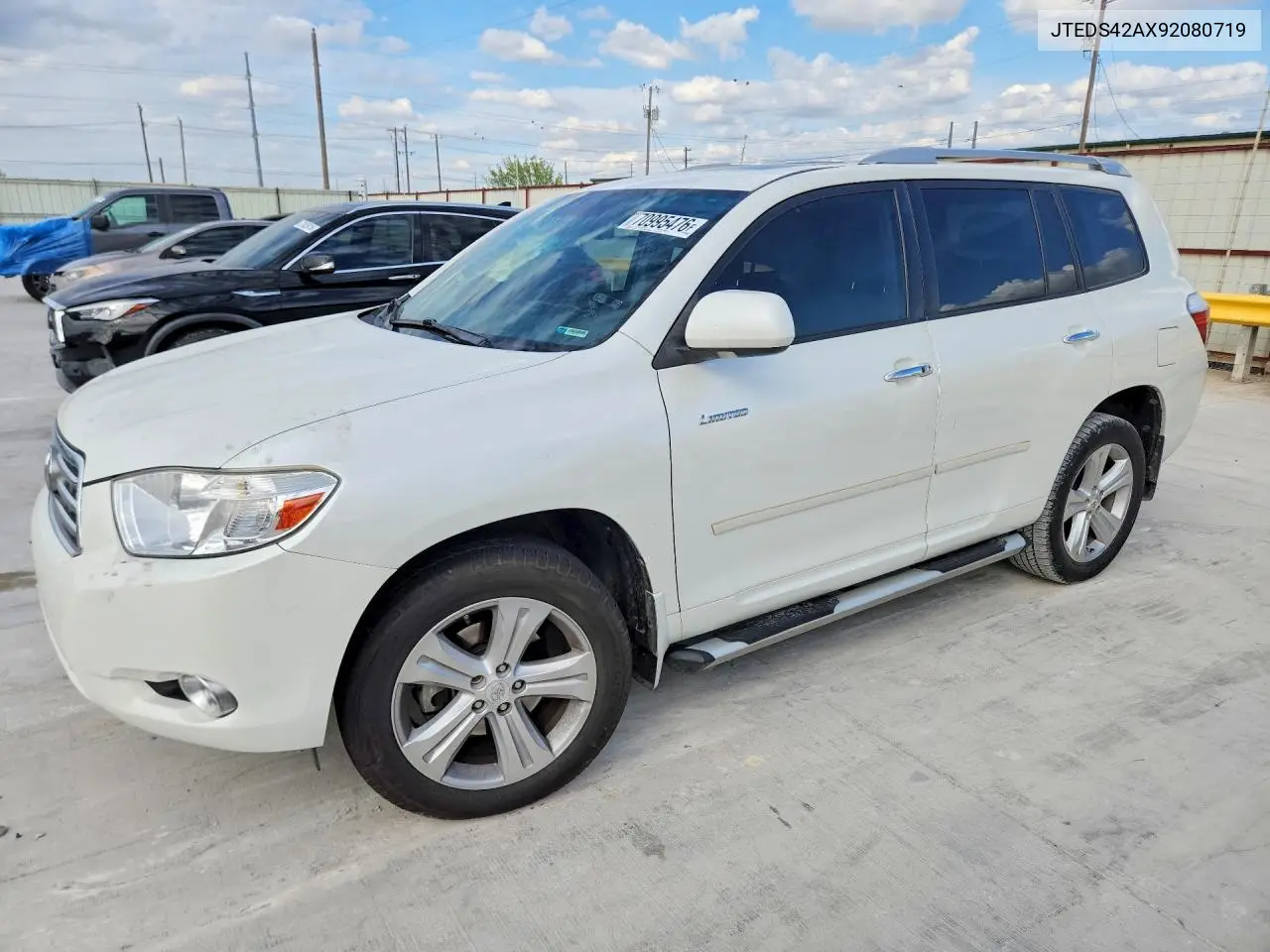TOYOTA HIGHLANDER 2009, VIN JTEDS42AX92080719