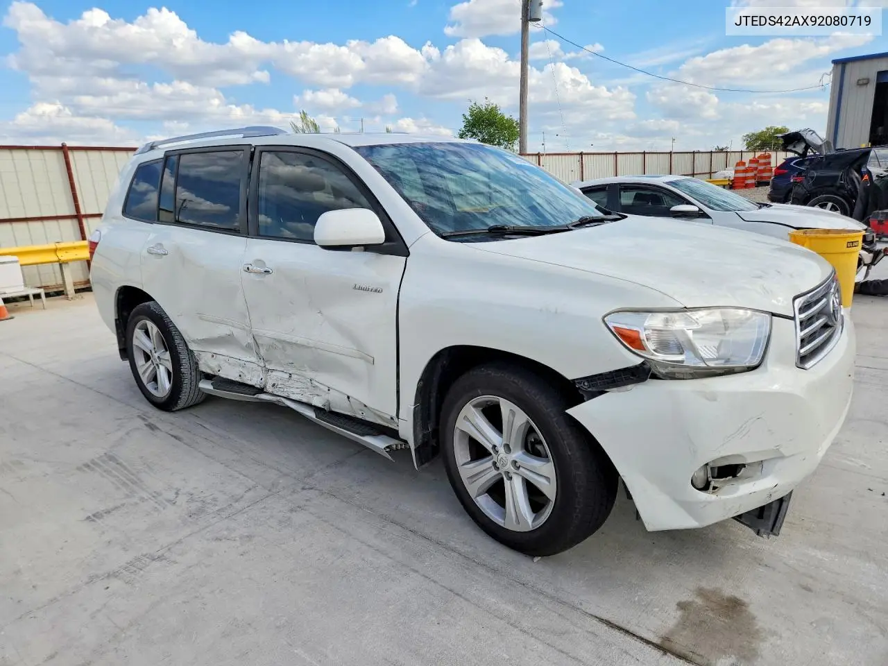2009 TOYOTA HIGHLANDER VIN JTEDS42AX92080719 — фото 4