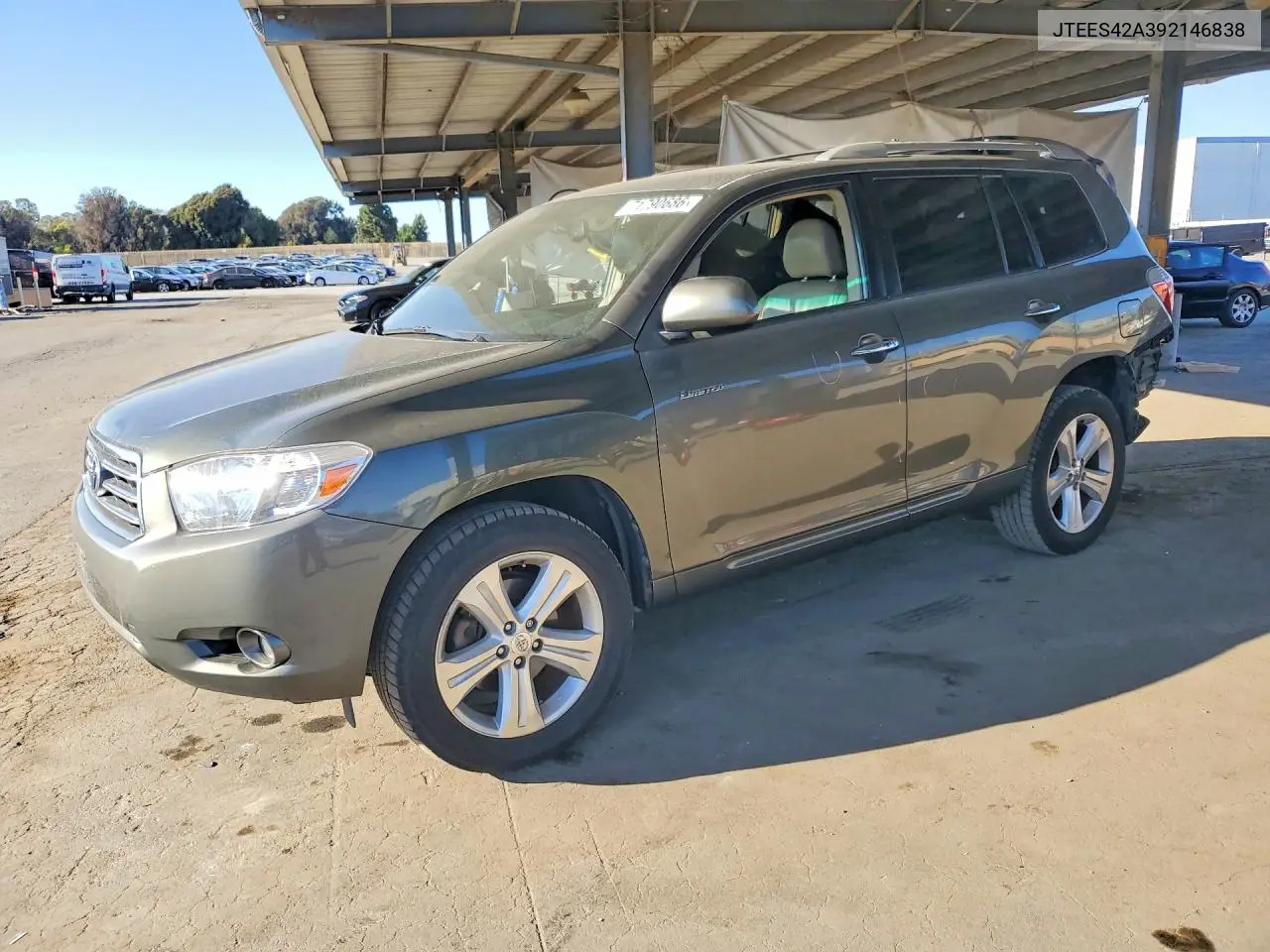 TOYOTA HIGHLANDER 2009, VIN JTEES42A392146838