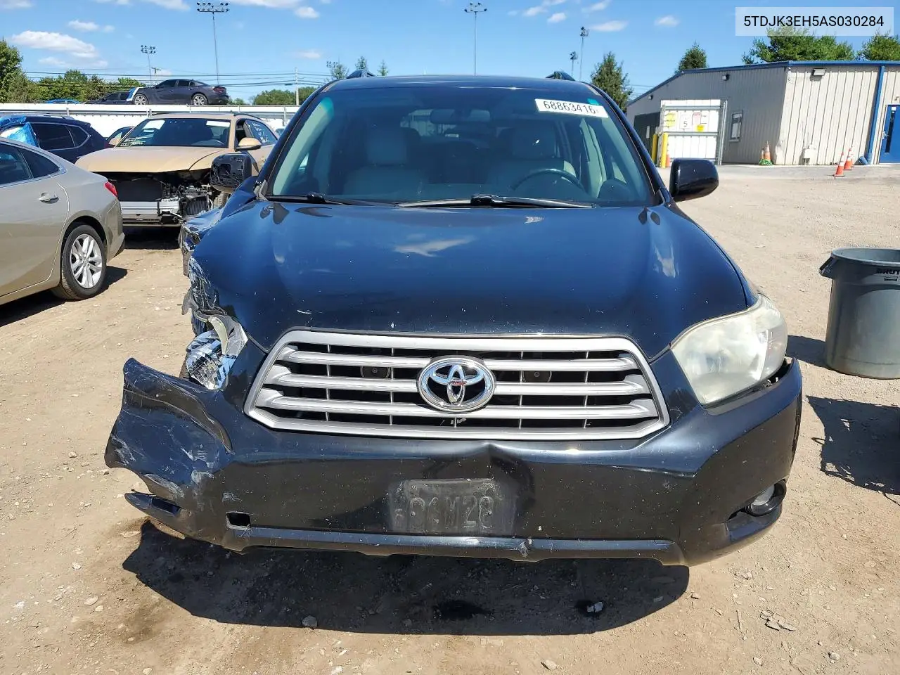 2010 TOYOTA HIGHLANDER VIN 5TDJK3EH5AS030284 — фото 5