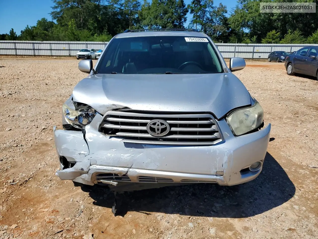 2010 TOYOTA HIGHLANDER VIN 5TDKK3EH2AS021031 — фото 5