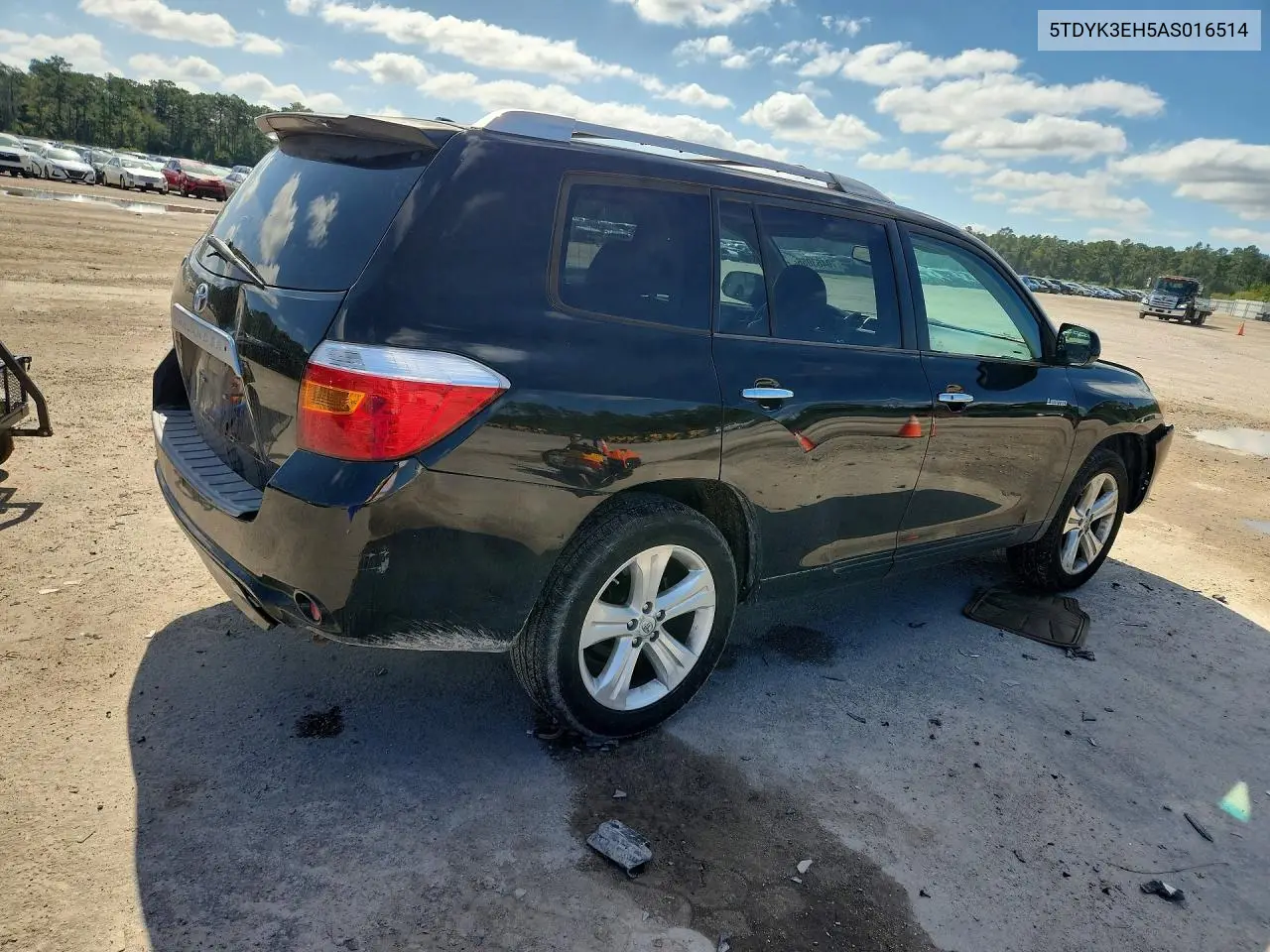 2010 TOYOTA HIGHLANDER VIN 5TDYK3EH5AS016514 — фото 3