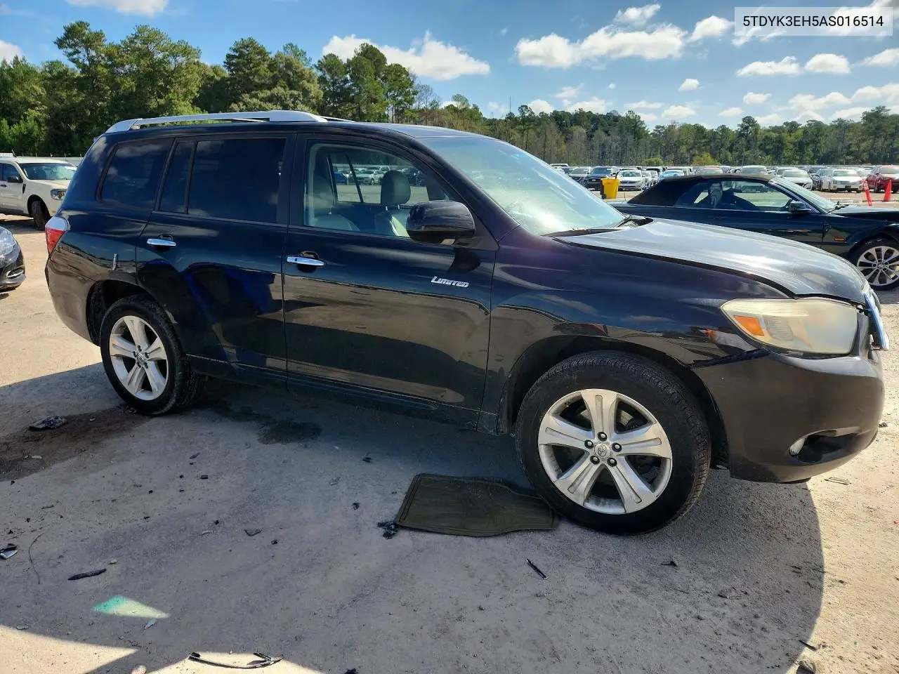 2010 TOYOTA HIGHLANDER VIN 5TDYK3EH5AS016514 — фото 4