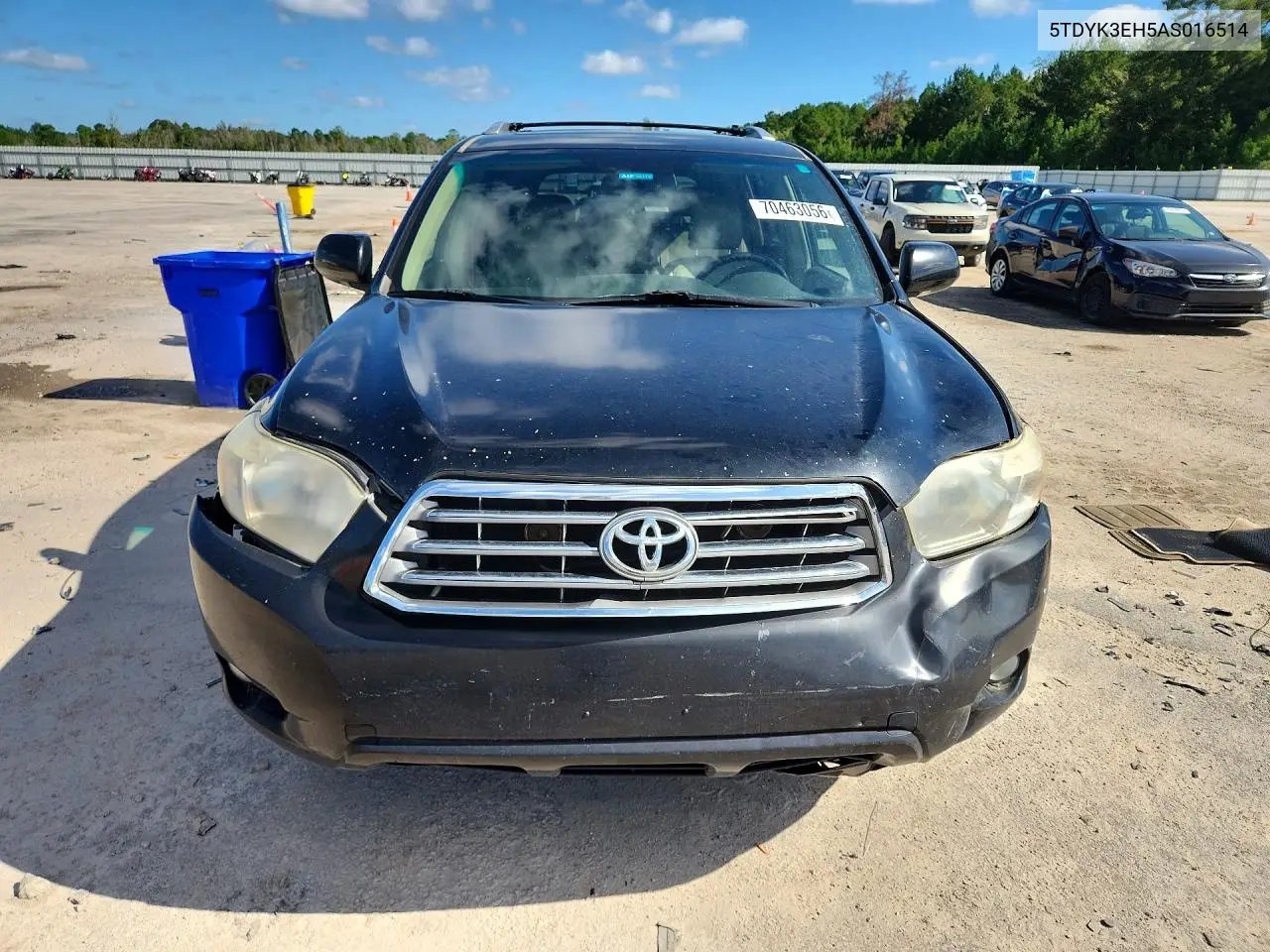 2010 TOYOTA HIGHLANDER VIN 5TDYK3EH5AS016514 — фото 5
