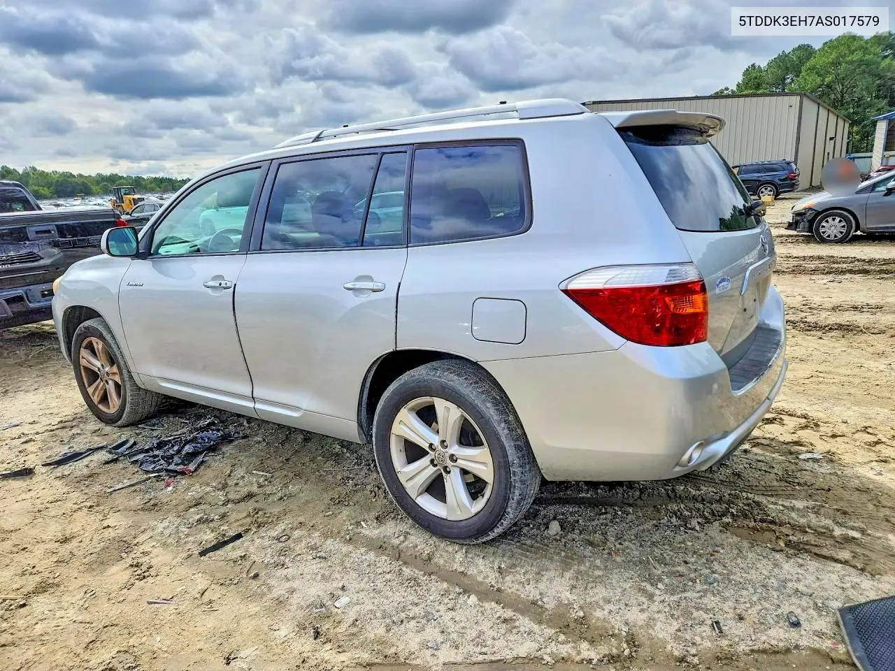 2010 TOYOTA HIGHLANDER VIN 5TDDK3EH7AS017579 — фото 2