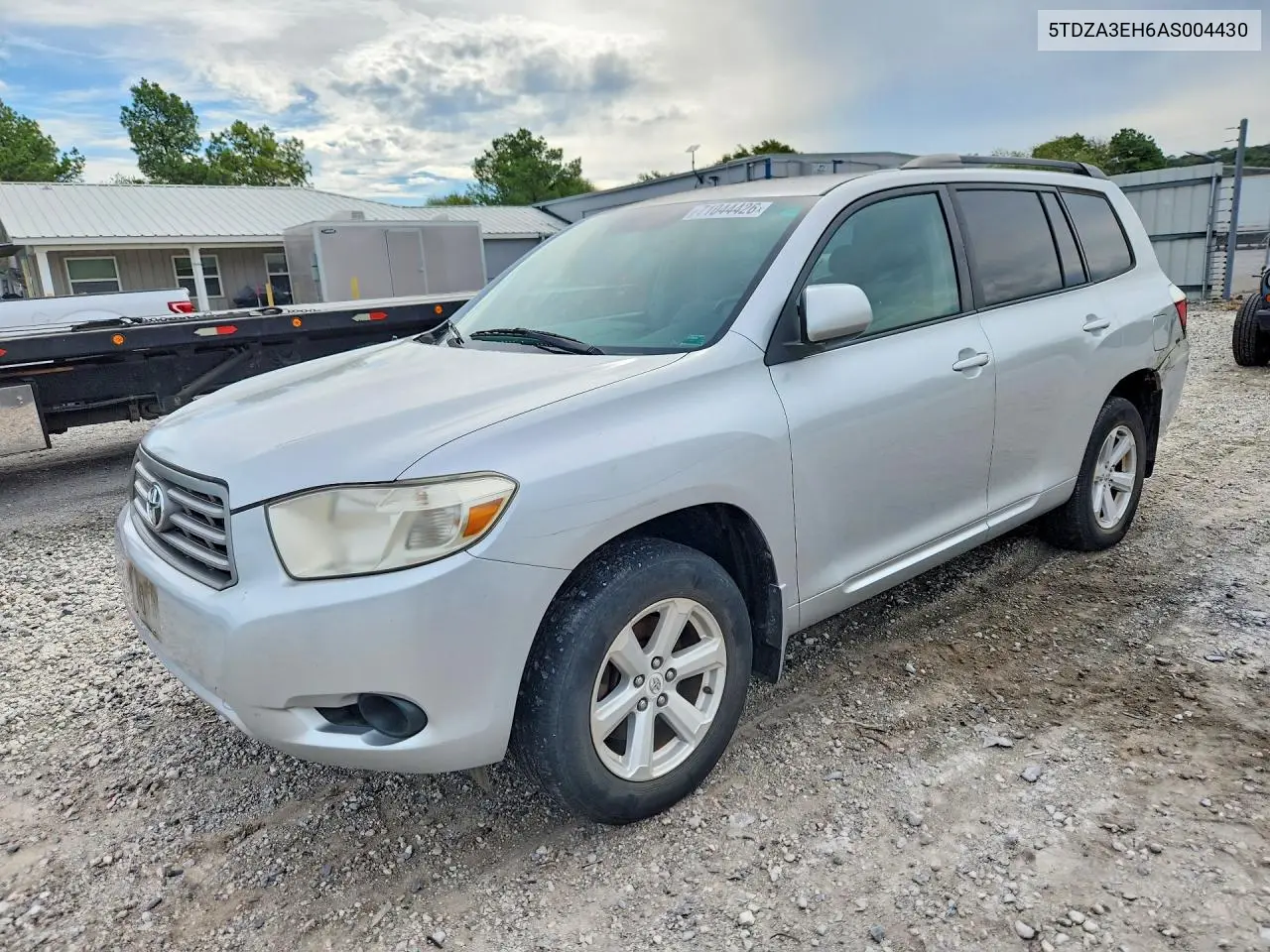 TOYOTA HIGHLANDER 2010, VIN 5TDZA3EH6AS004430