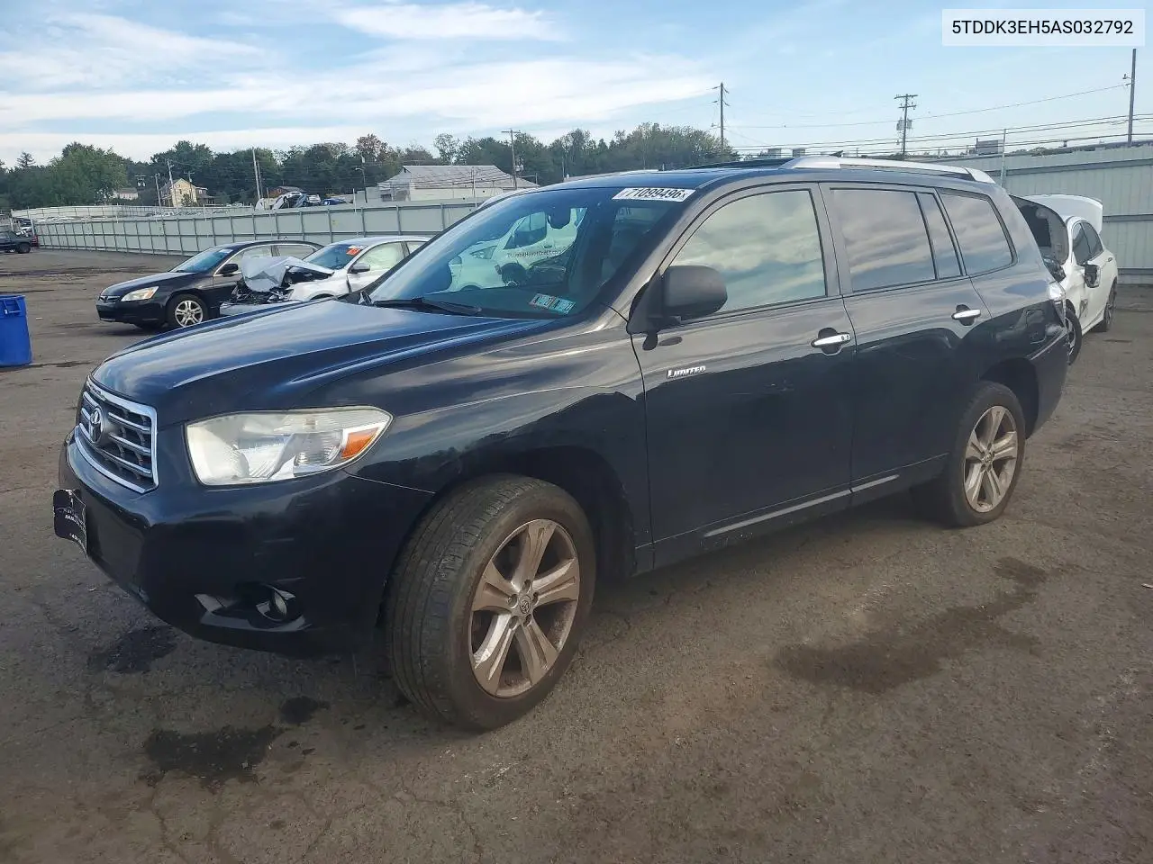 TOYOTA HIGHLANDER 2010, VIN 5TDDK3EH5AS032792
