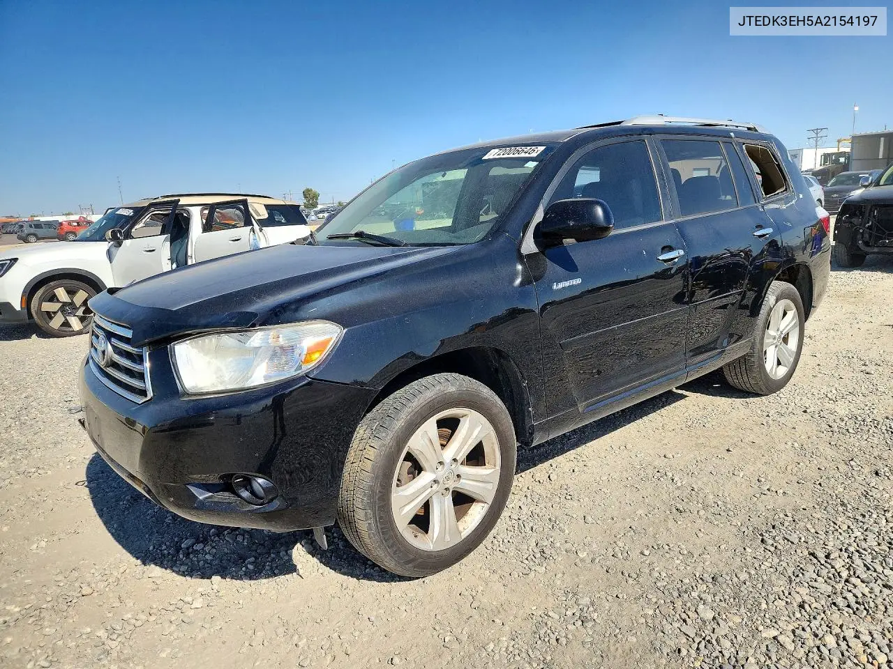 TOYOTA HIGHLANDER 2010, VIN JTEDK3EH5A2154197