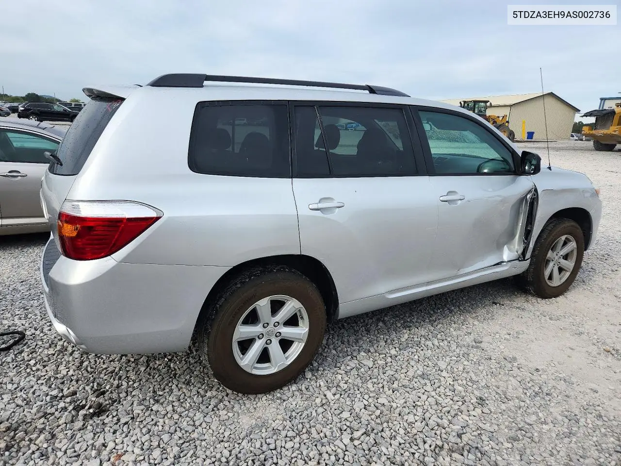 2010 TOYOTA HIGHLANDER VIN 5TDZA3EH9AS002736 — фото 3