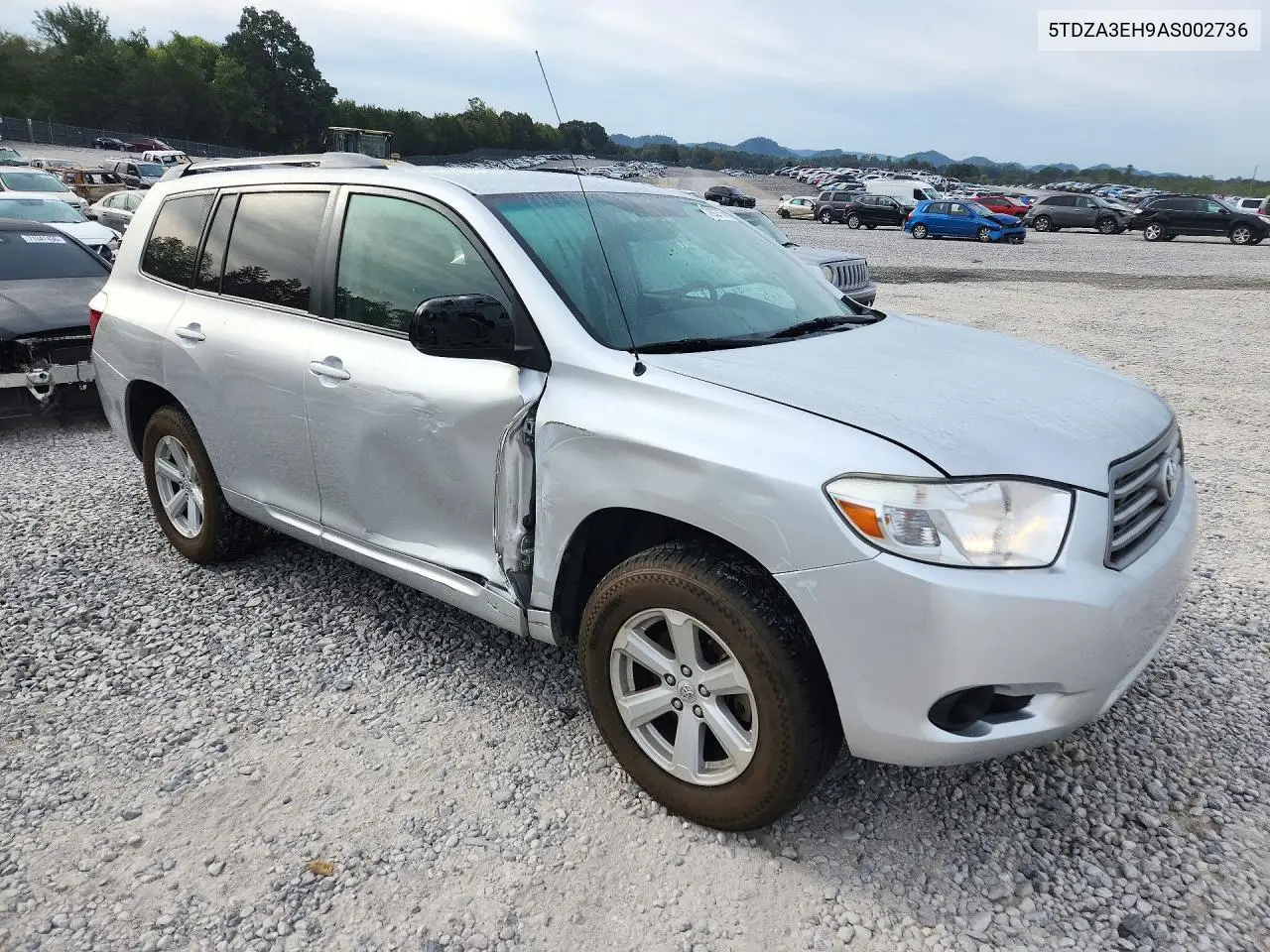 2010 TOYOTA HIGHLANDER VIN 5TDZA3EH9AS002736 — фото 4