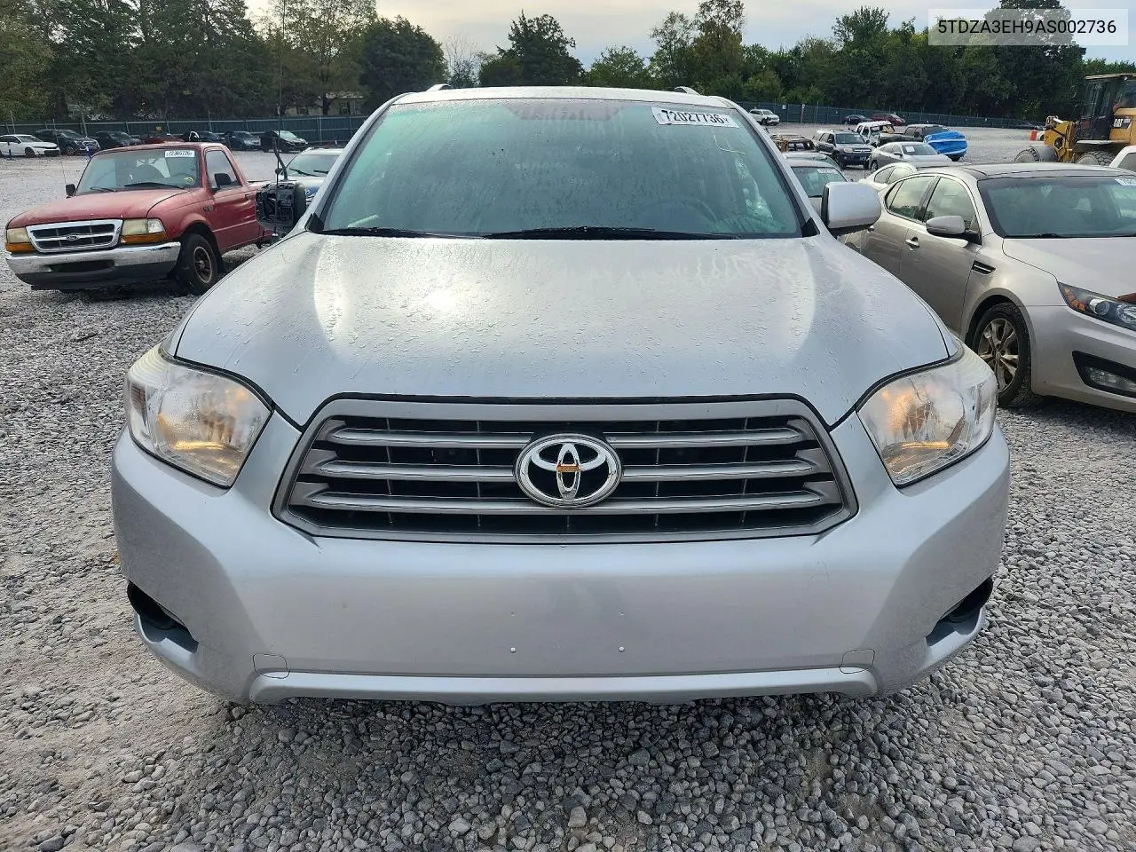 2010 TOYOTA HIGHLANDER VIN 5TDZA3EH9AS002736 — фото 5