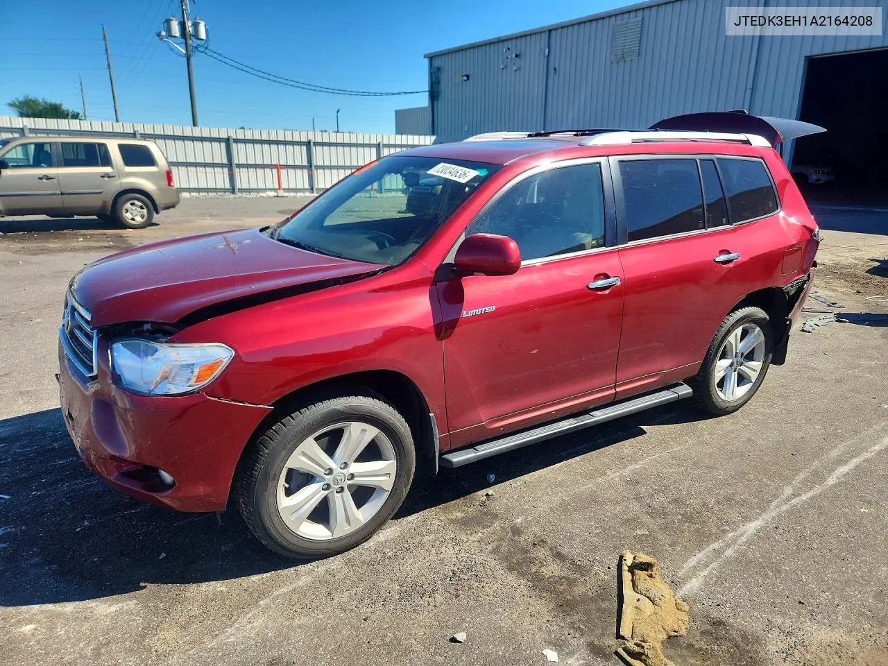 TOYOTA HIGHLANDER 2010, VIN JTEDK3EH1A2164208