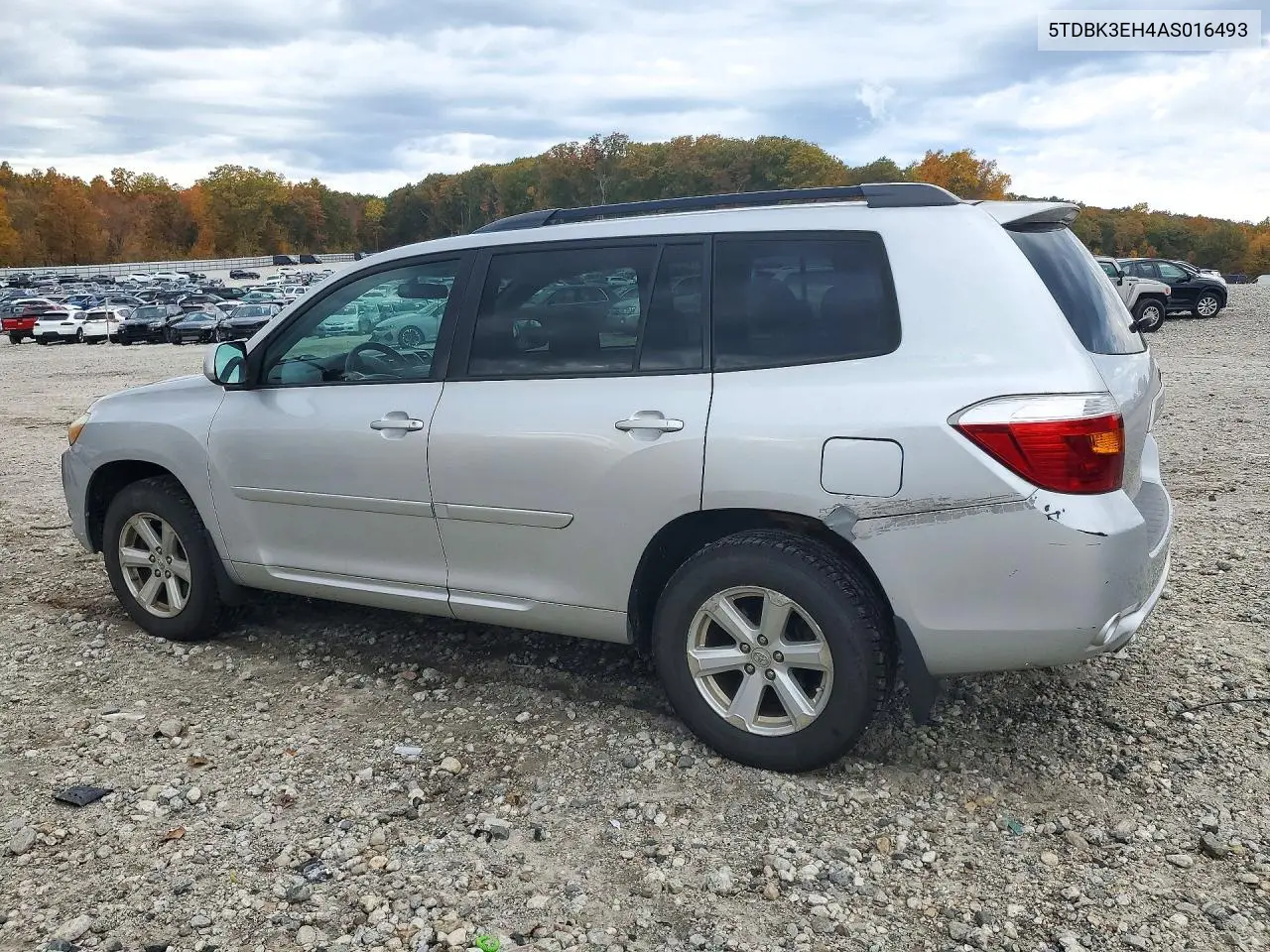 2010 TOYOTA HIGHLANDER VIN 5TDBK3EH4AS016493 — фото 2