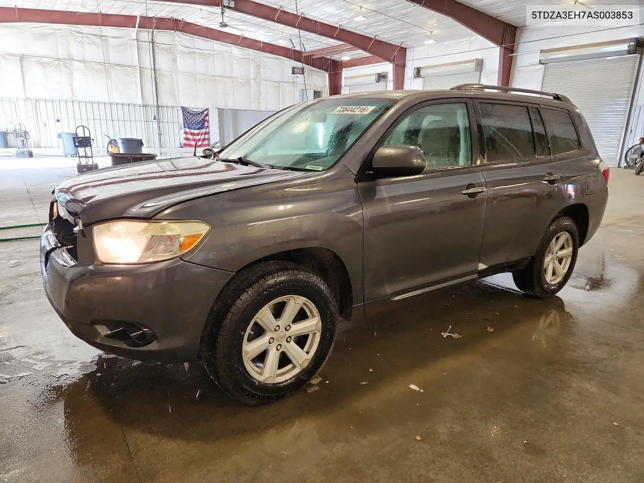 TOYOTA HIGHLANDER 2010, VIN 5TDZA3EH7AS003853