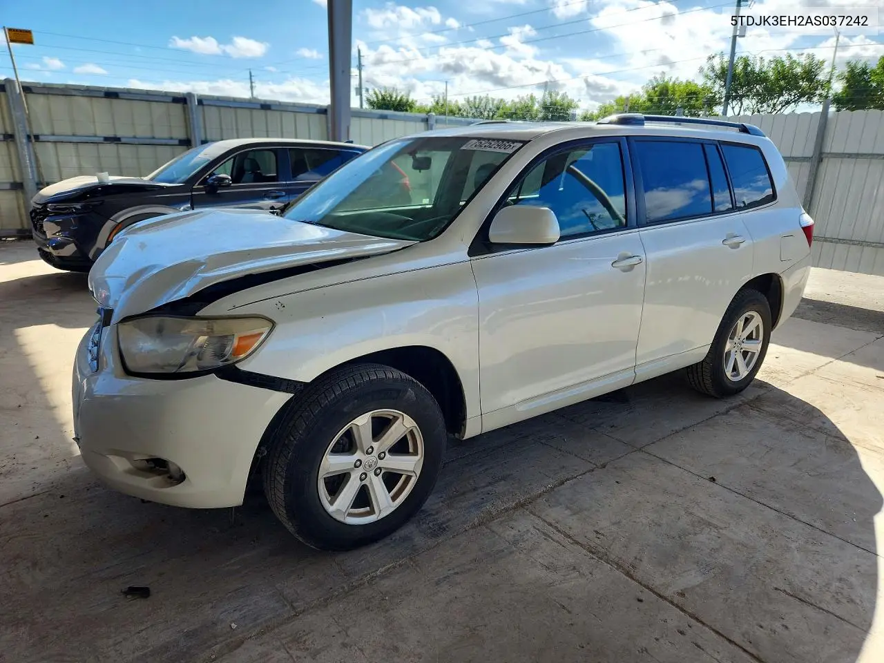 TOYOTA HIGHLANDER 2010, VIN 5TDJK3EH2AS037242