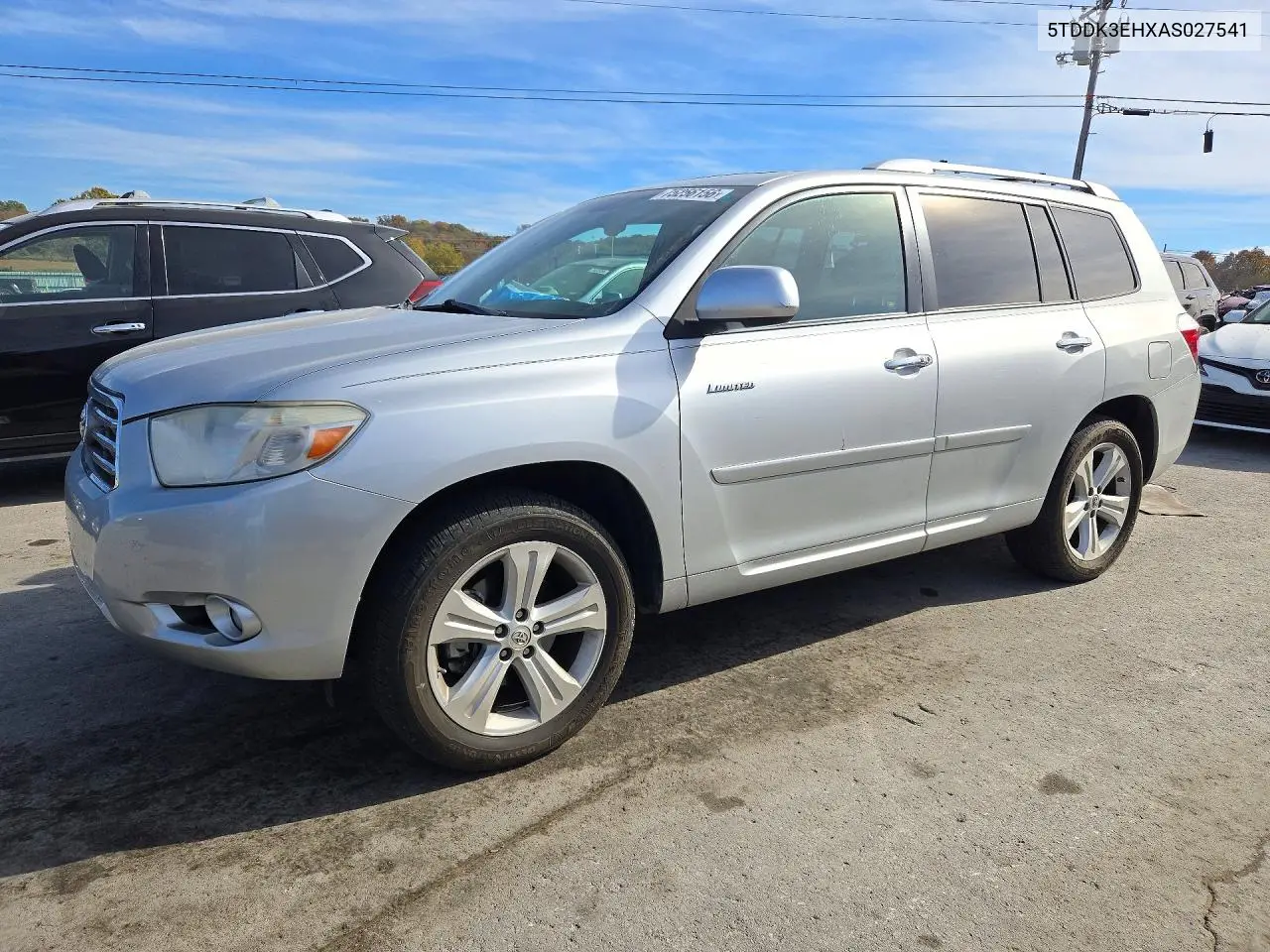 TOYOTA HIGHLANDER 2010, VIN 5TDDK3EHXAS027541