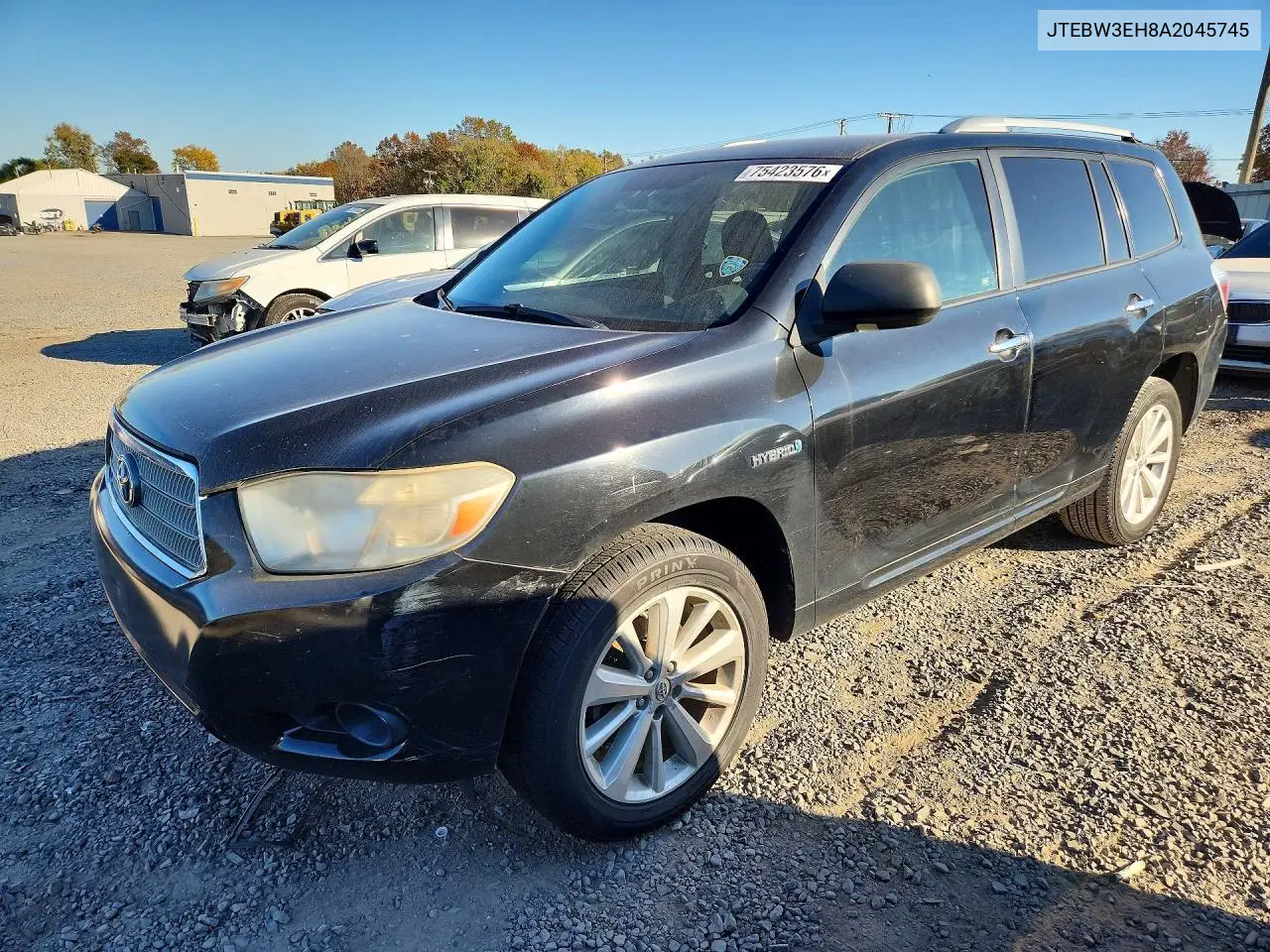 TOYOTA HIGHLANDER 2010, VIN JTEBW3EH8A2045745