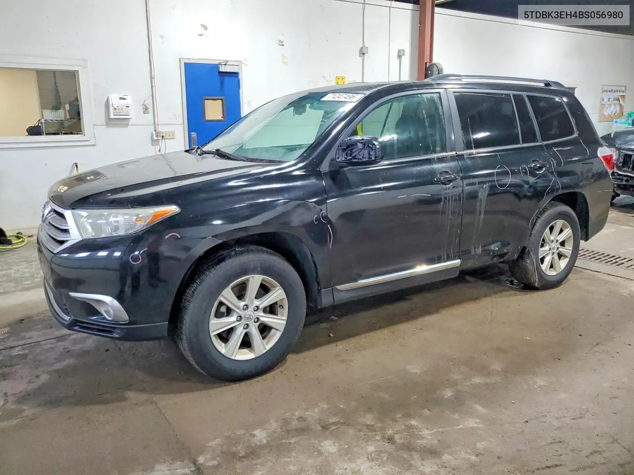 TOYOTA HIGHLANDER 2011, VIN 5TDBK3EH4BS056980