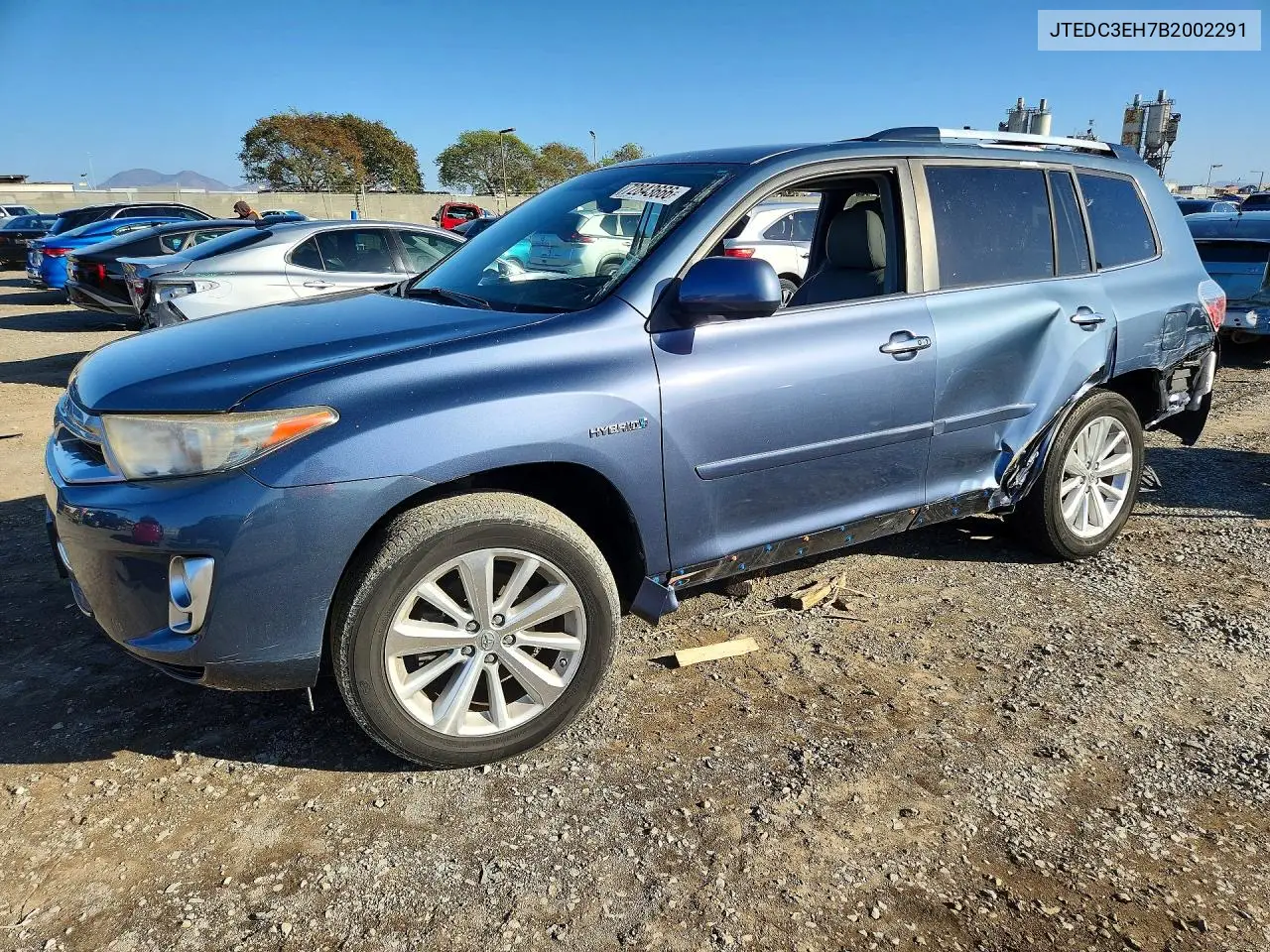 TOYOTA HIGHLANDER 2011, VIN JTEDC3EH7B2002291