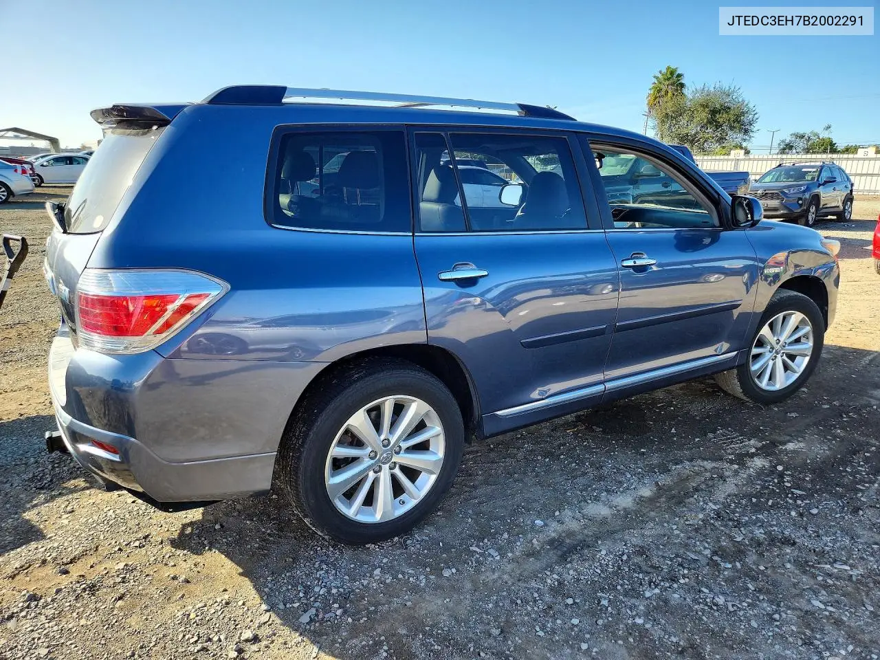 2011 TOYOTA HIGHLANDER VIN JTEDC3EH7B2002291 — фото 3