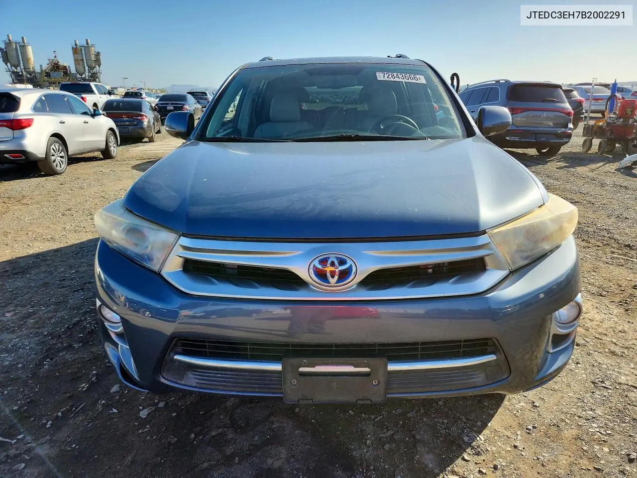 2011 TOYOTA HIGHLANDER VIN JTEDC3EH7B2002291 — фото 5