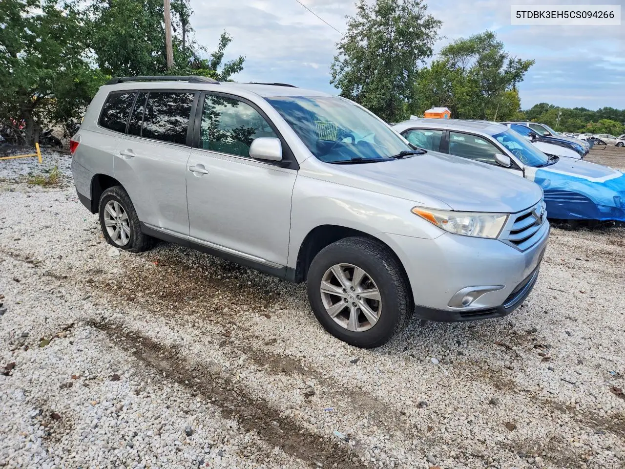 2012 TOYOTA HIGHLANDER VIN 5TDBK3EH5CS094266 — фото 4