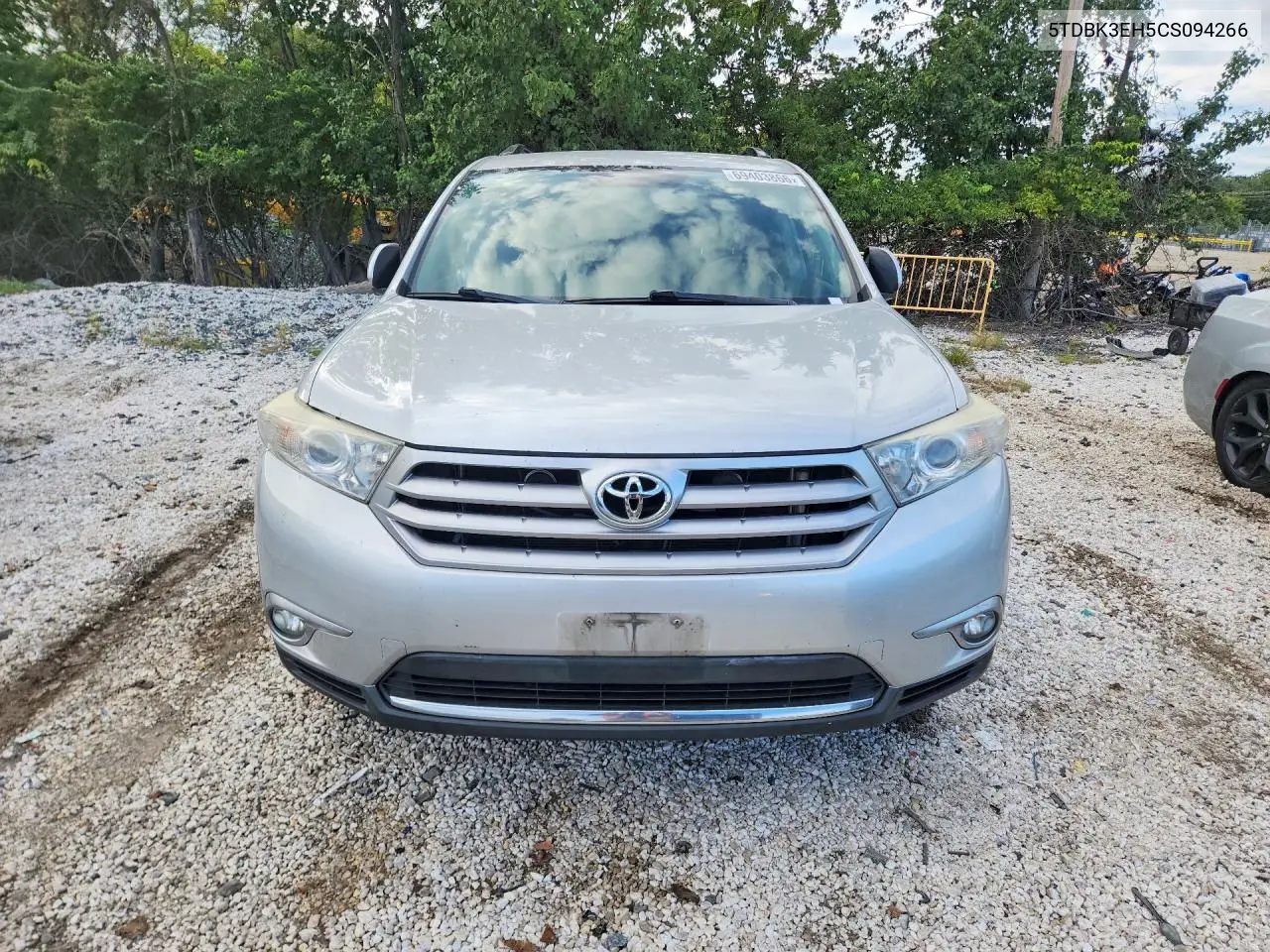 2012 TOYOTA HIGHLANDER VIN 5TDBK3EH5CS094266 — фото 5