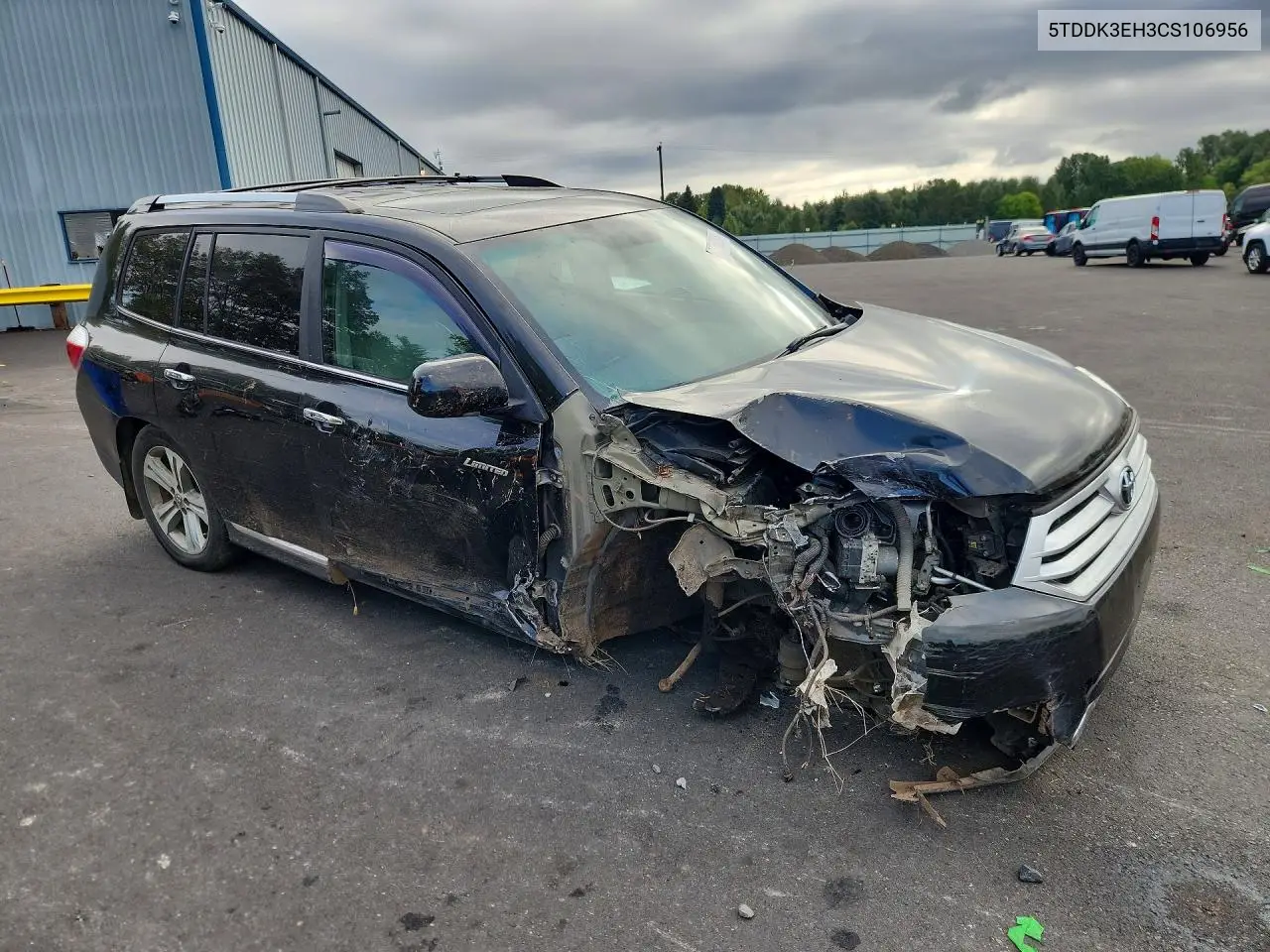 2012 TOYOTA HIGHLANDER VIN 5TDDK3EH3CS106956 — фото 4