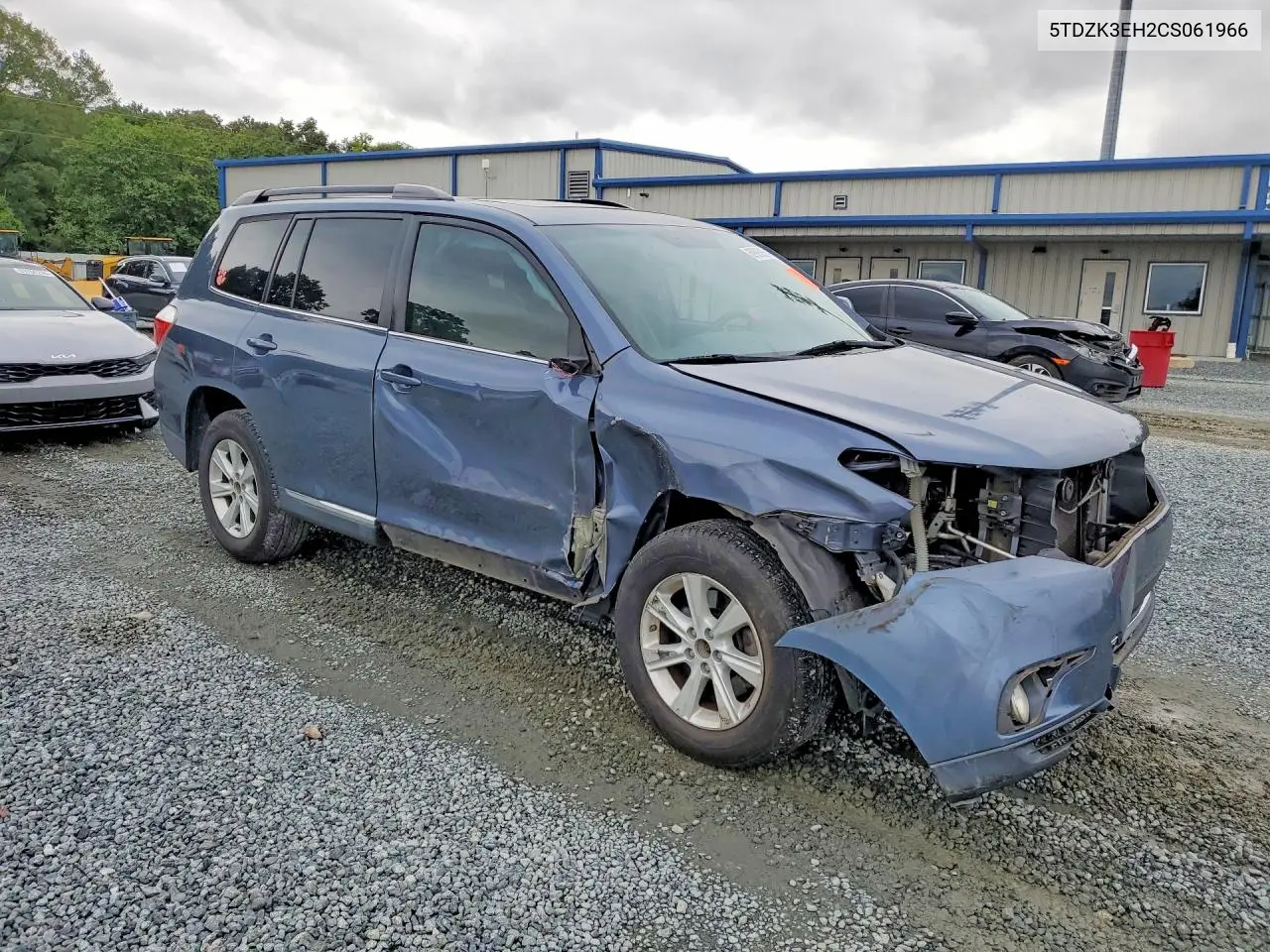 2012 TOYOTA HIGHLANDER VIN 5TDZK3EH2CS061966 — фото 4