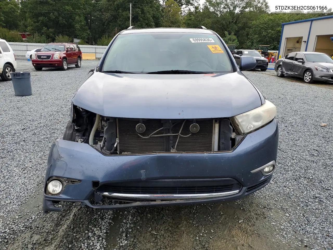 2012 TOYOTA HIGHLANDER VIN 5TDZK3EH2CS061966 — фото 5