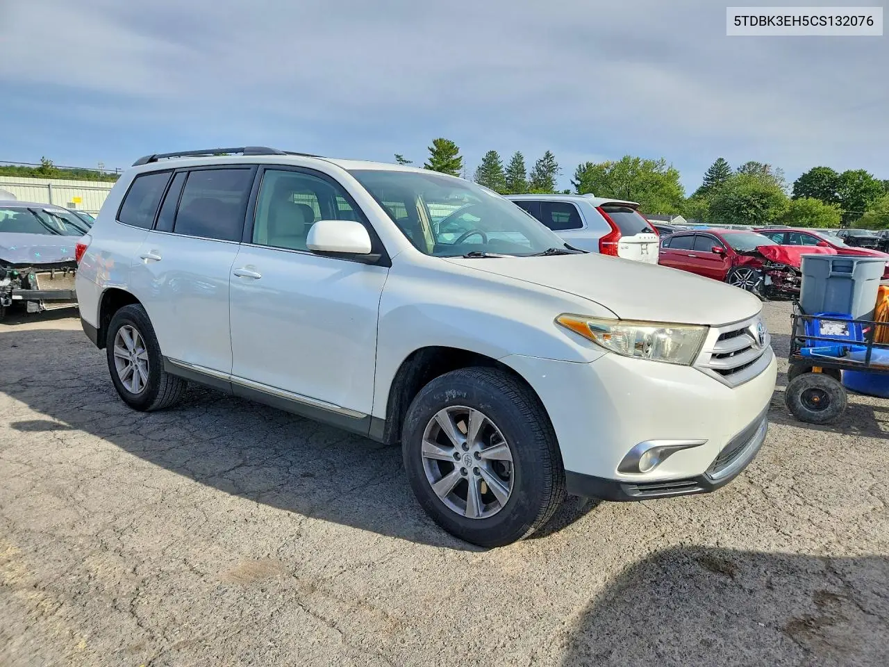2012 TOYOTA HIGHLANDER VIN 5TDBK3EH5CS132076 — фото 4