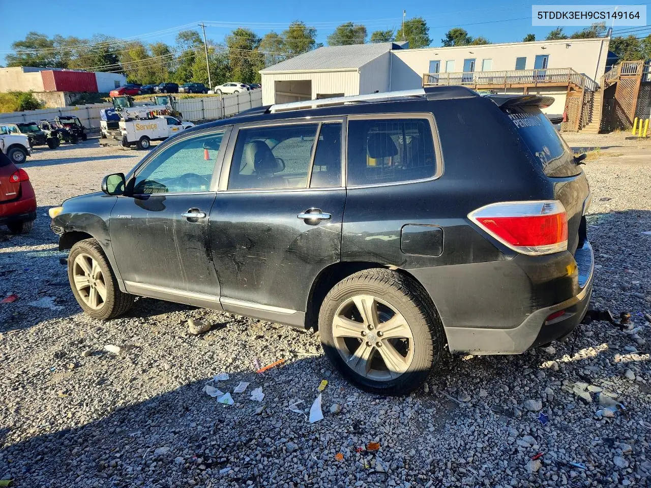 2012 TOYOTA HIGHLANDER VIN 5TDDK3EH9CS149164 — фото 2