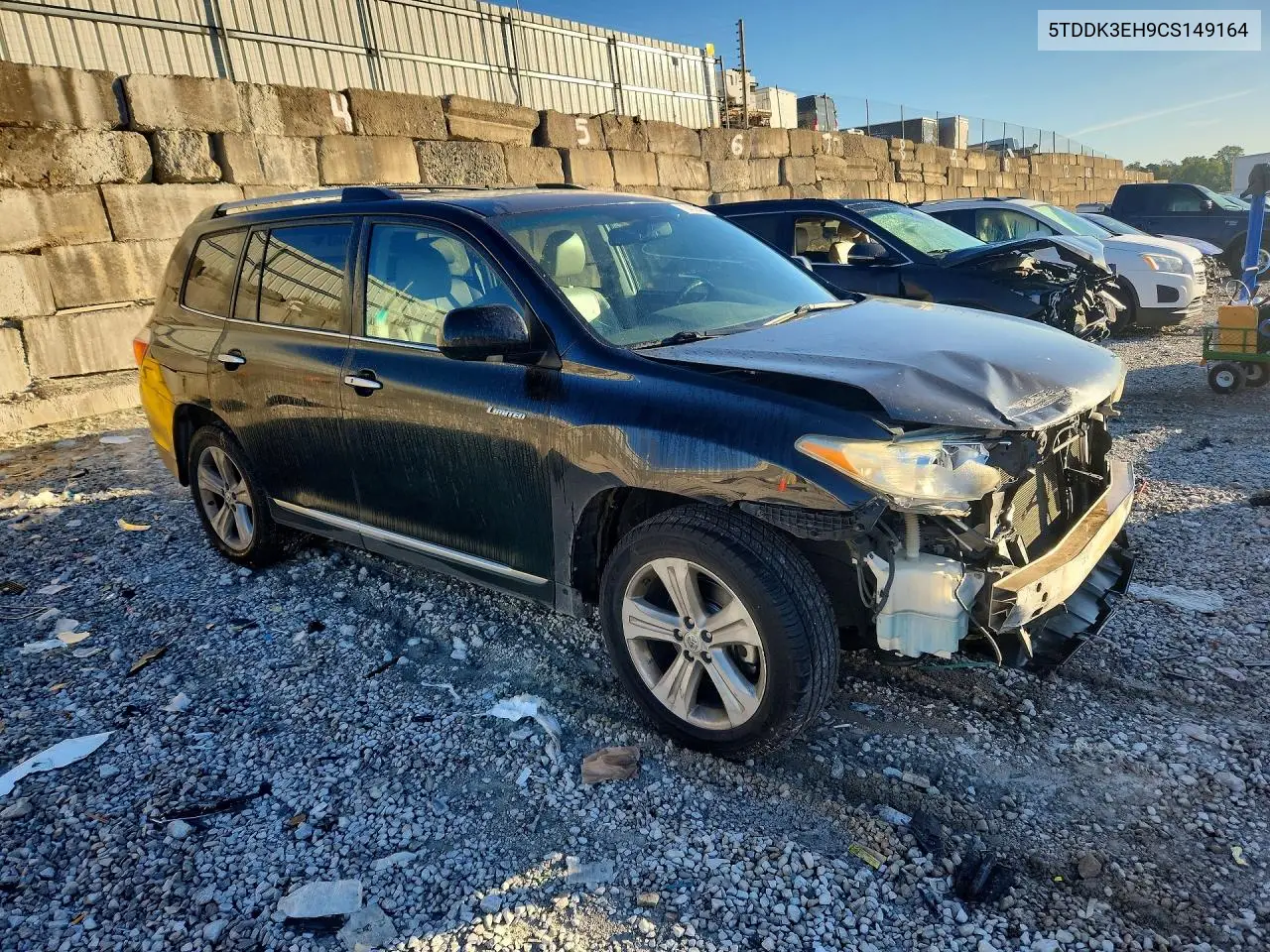 2012 TOYOTA HIGHLANDER VIN 5TDDK3EH9CS149164 — фото 4