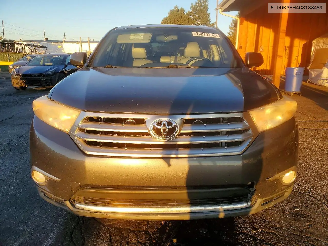2012 TOYOTA HIGHLANDER VIN 5TDDK3EH4CS138489 — фото 5