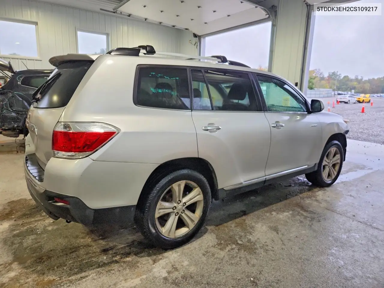 2012 TOYOTA HIGHLANDER VIN 5TDDK3EH2CS109217 — фото 3
