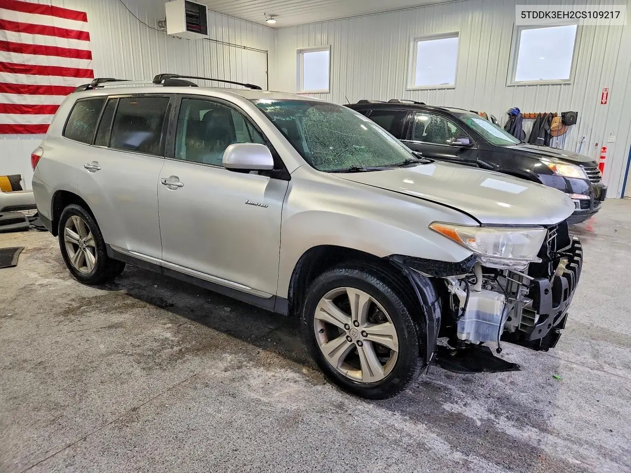 2012 TOYOTA HIGHLANDER VIN 5TDDK3EH2CS109217 — фото 4
